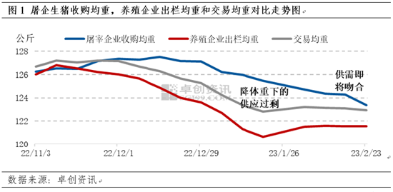 卓创资讯：出栏、收购均重差距收窄 冻品分割对猪价助力或减轻