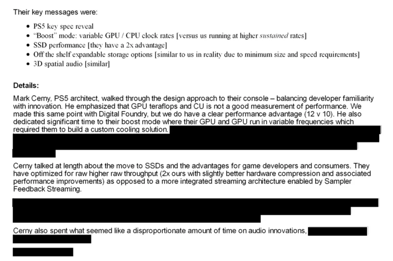 微软内部对索尼 PS5 游戏机研判曝光：承认对方 SSD 优势，自家 GPU 性能更好