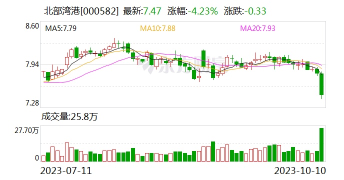 北部湾港拟9.97亿元收购金港码头100%股权