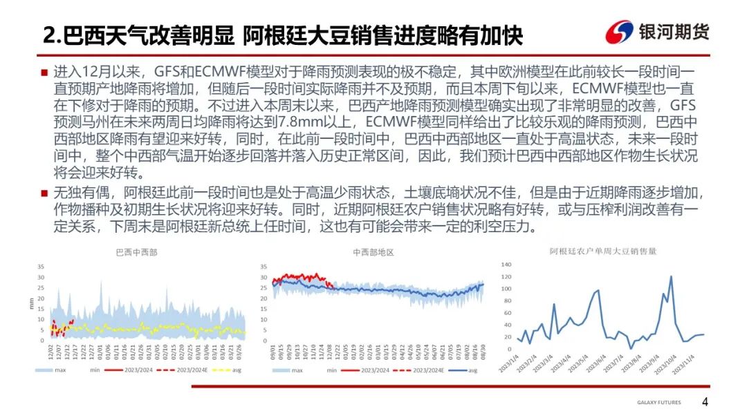 【粕类周报】美豆粕下行压力增加 南美天气迎来改善